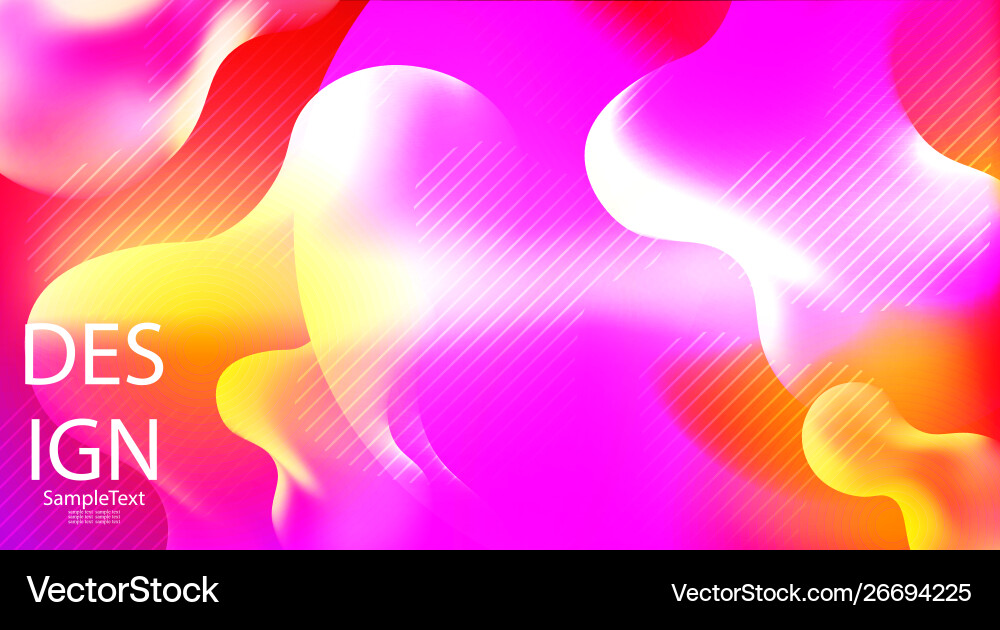 Light yellow with red color abstract design vector image