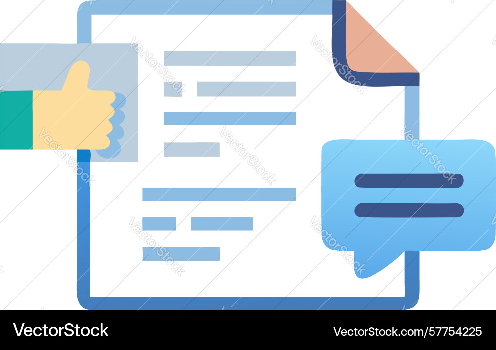 Multiple communication documents icon dialogue Vector Image