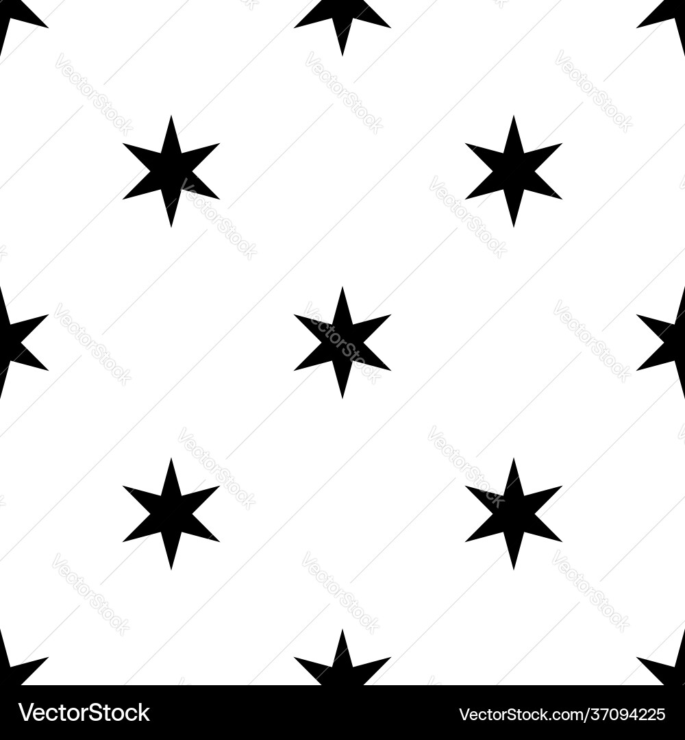 Repeatable seamless star shape pattern Repeatable seamless star shape pattern Vector Image