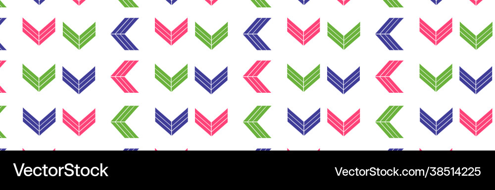 Seamless colored background pattern various vector image