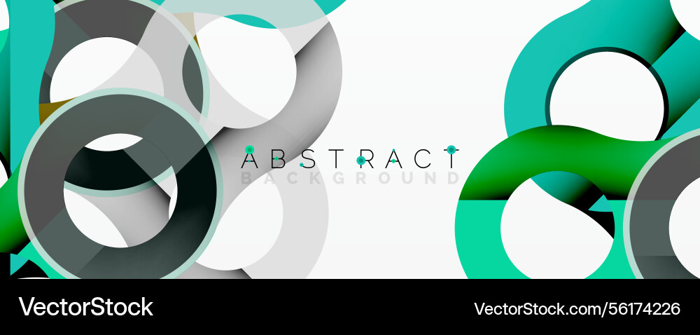 Abstract design features overlapping circles Abstract design features overlapping circles vector image