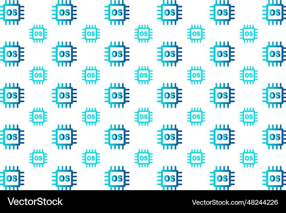 Abstract operating system pattern background Abstract operating system pattern background vector image