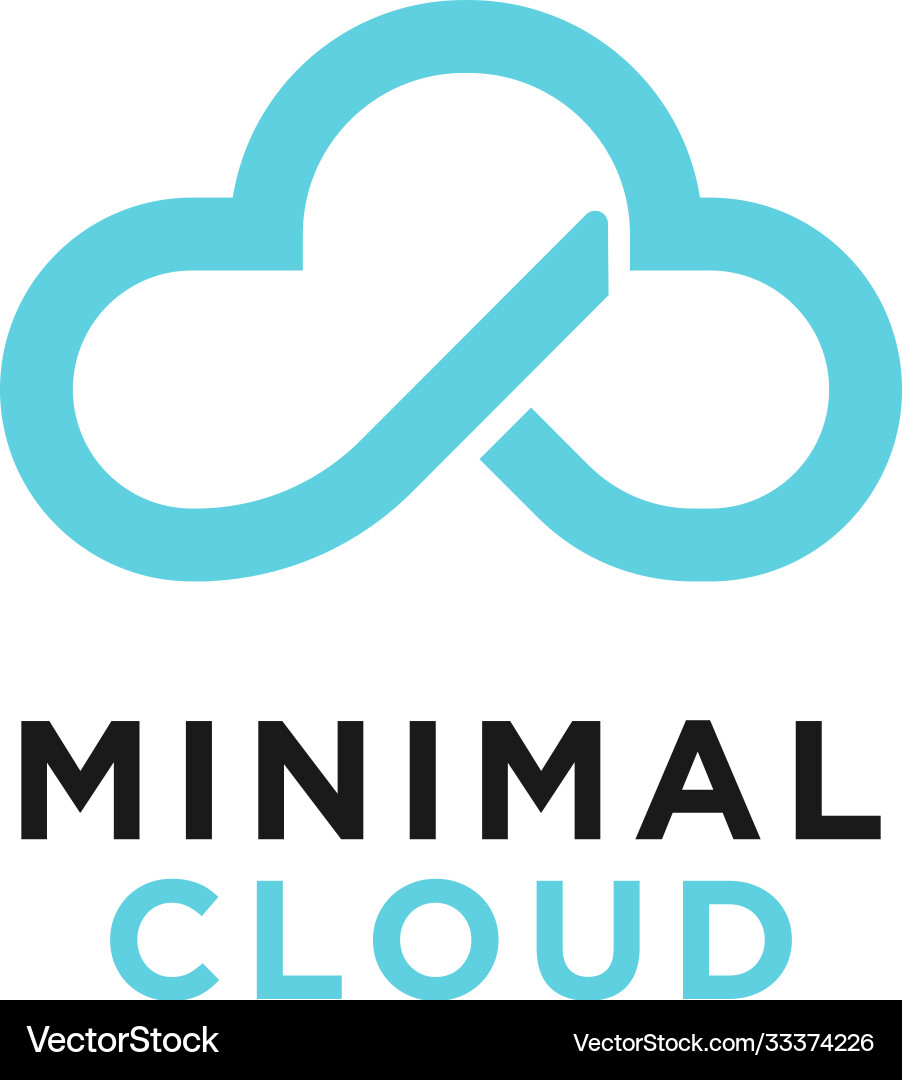 Cloud Logo-Konzepte Vektorbild