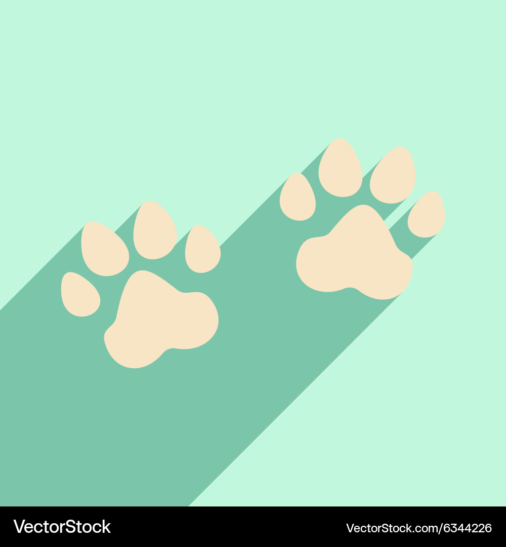 Flat with shadow icon and mobile application vector image