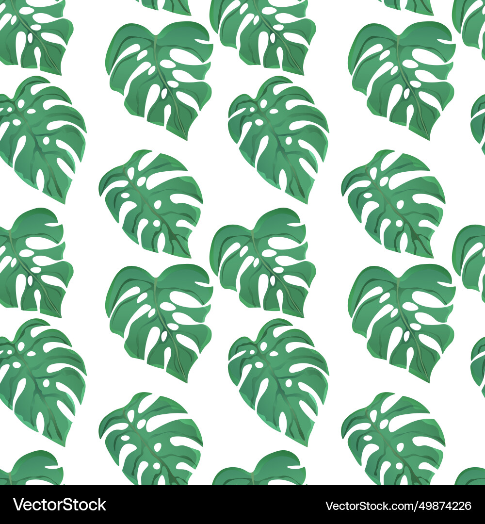 Floral seamless with hand drawn color exotic Floral seamless with hand drawn color exotic vector image