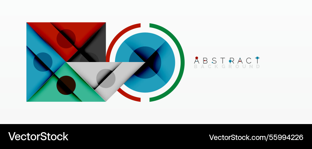 Geometric abstract design with layered triangles Geometric abstract design with layered triangles Vector Image
