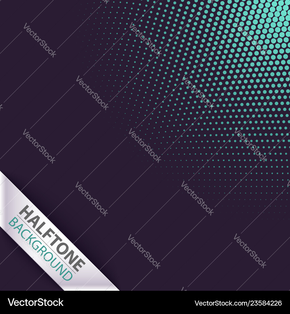 Halftone Color Pattern vector image