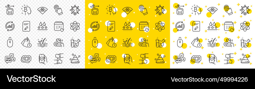 Outline cursor security app and 5g wifi line Outline cursor security app and 5g wifi line vector image