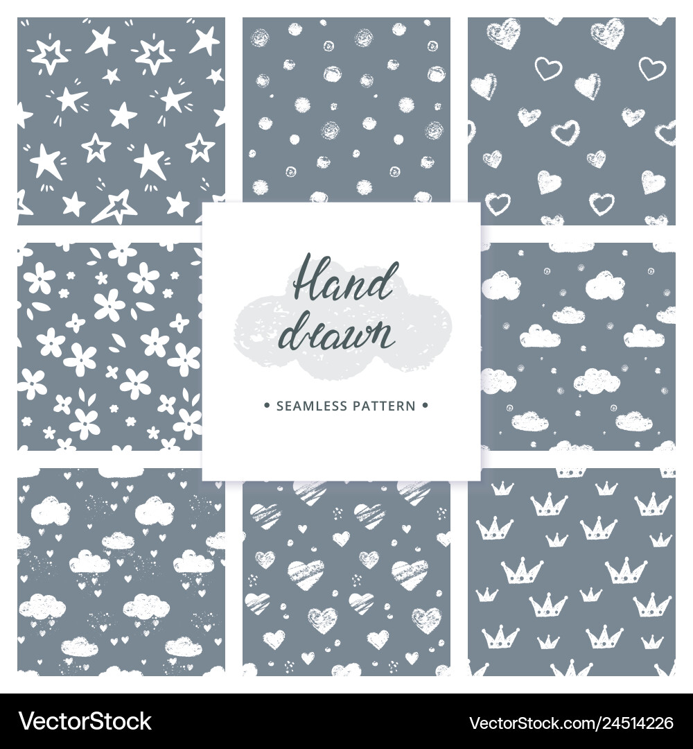Schwarze und weiße Hand gezogen Set von 8 Schwarze und weiße Hand gezogen Set von 8 vektorbild