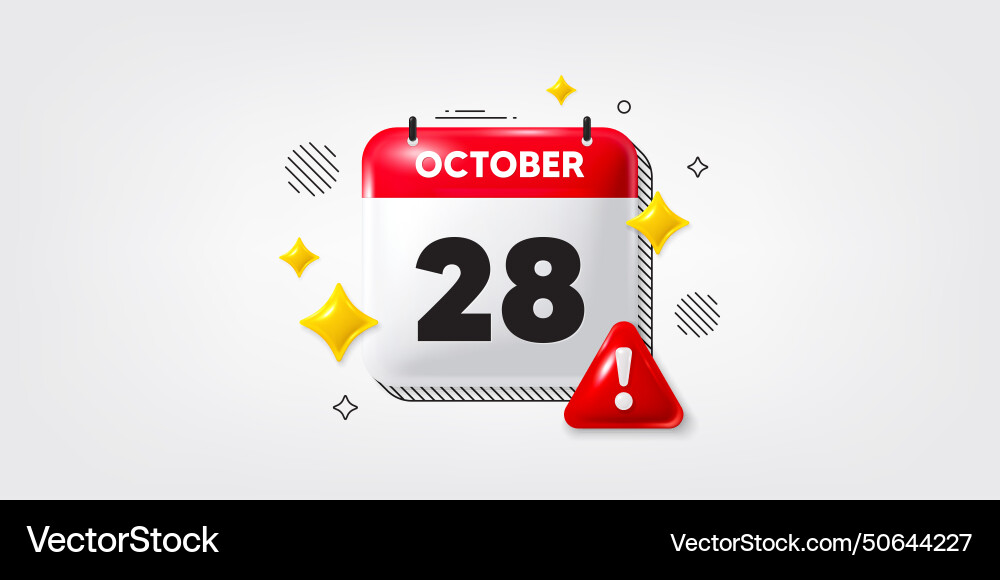 28th day of the month icon event schedule date Vector Image