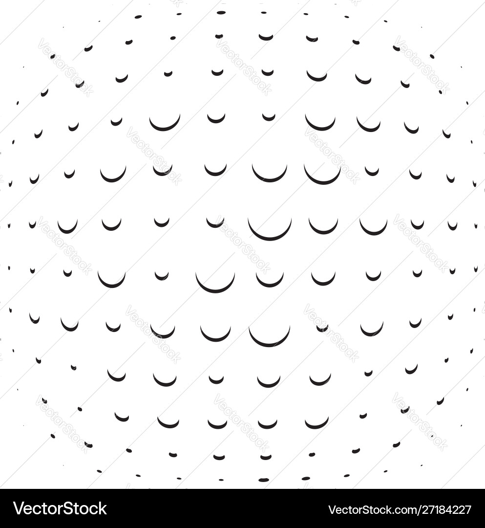 3d circular burst convex globe sphere orb distort 3d circular burst convex globe sphere orb distort Vector Image