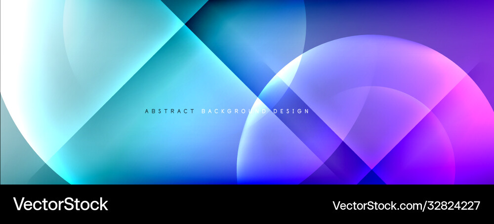 Abstract background - circle and cross Vector Image