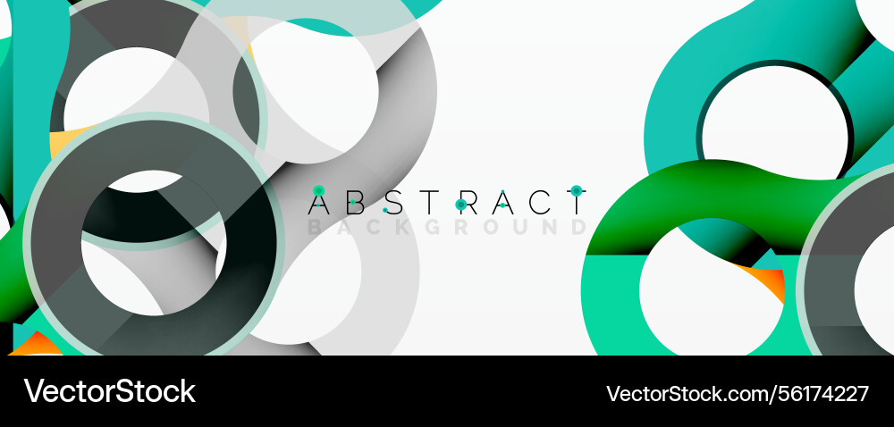 Abstract design overlapping circles squares Abstract design overlapping circles squares vector image