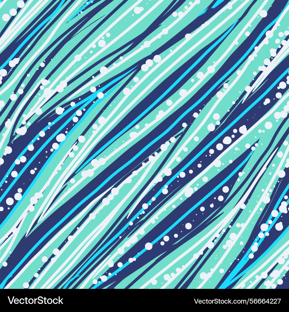 Abstract seamless pattern with hand drawn diagonal vector image