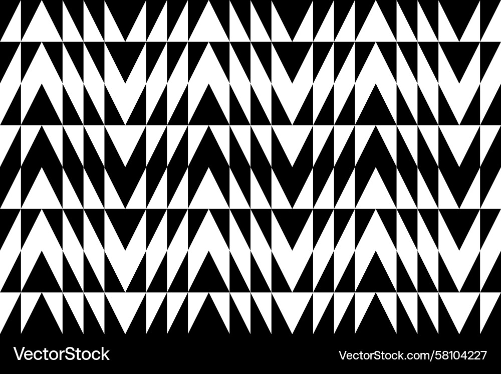 Black Triangle Pattern Background Vector Image