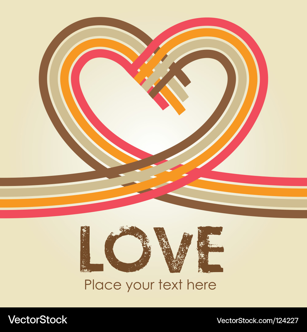 Grunge Heart Background Royalty Free Vector Image