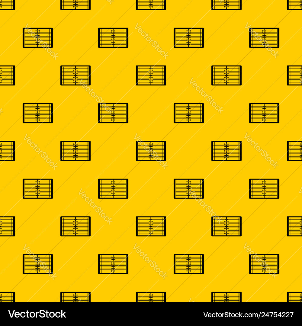 Open spiral lined notebook pattern Open spiral lined notebook pattern vector image