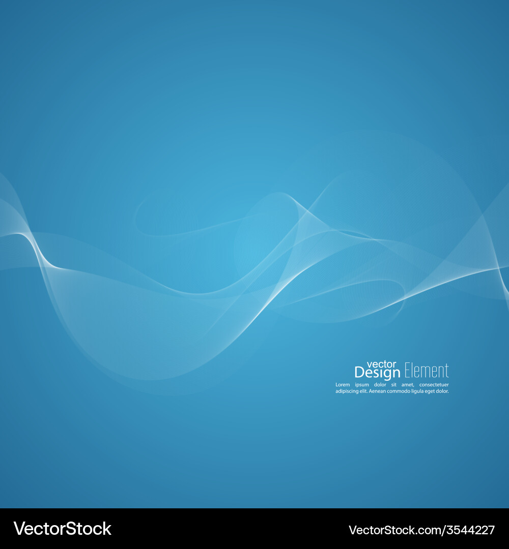 Techno abstract background with soft lines vector image