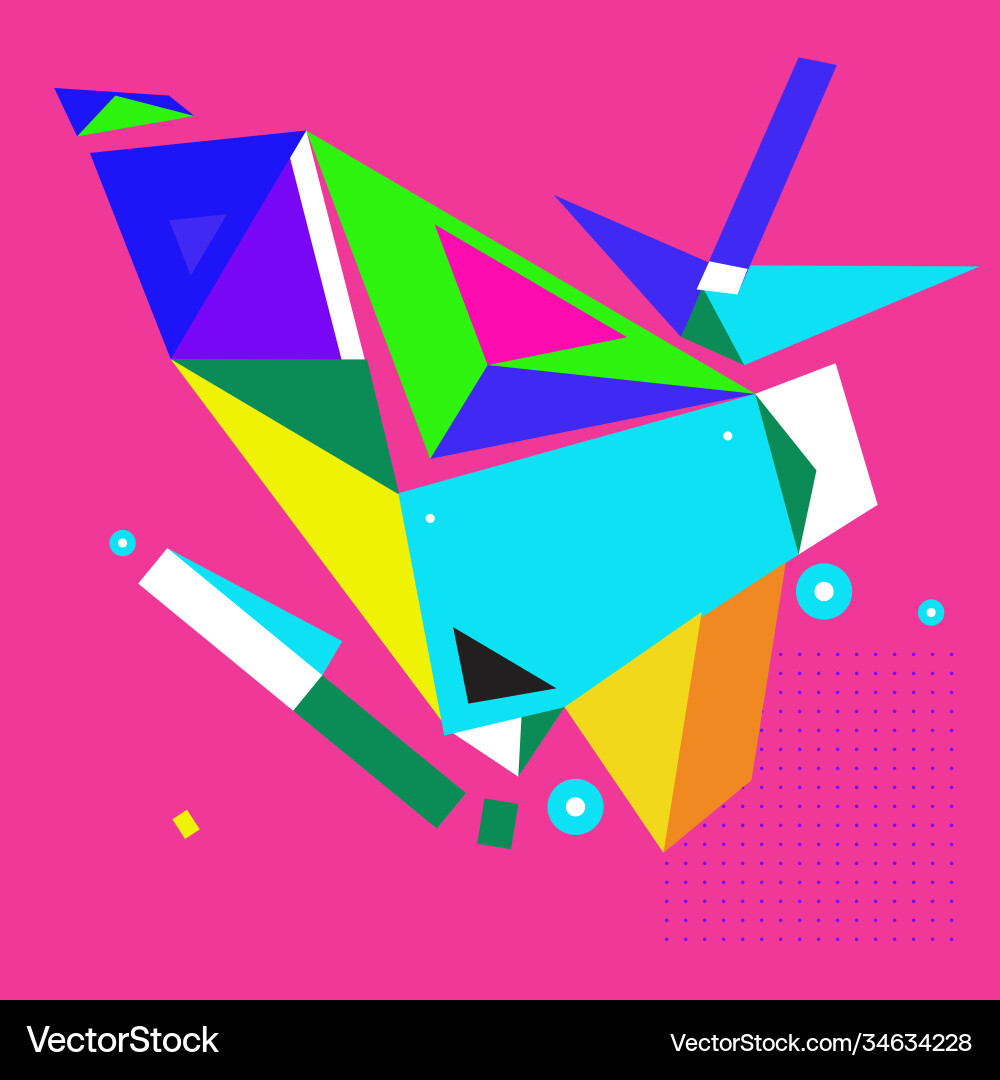 Abstract modern triangles background pattern Abstract modern triangles background pattern vector image