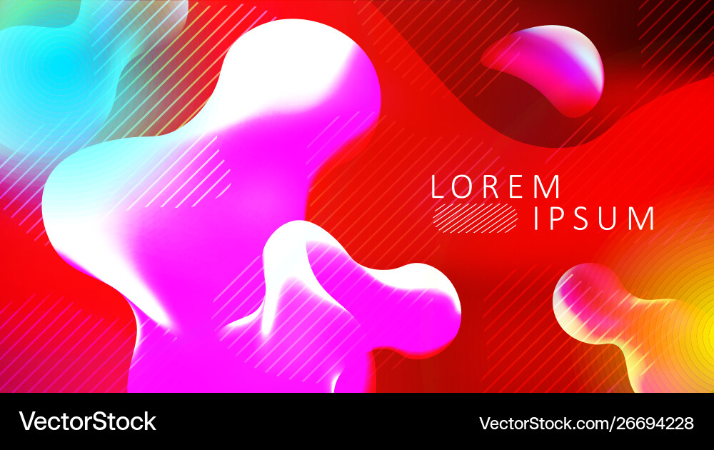 Light yellow with red color abstract background vector image