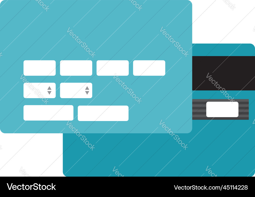Online payment ui ux web design template Online payment ui ux web design template vector image