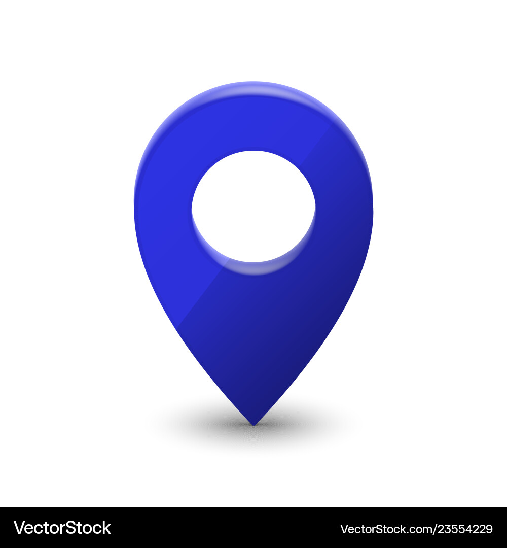 3d map pointer pin 3d map pointer pin vector image