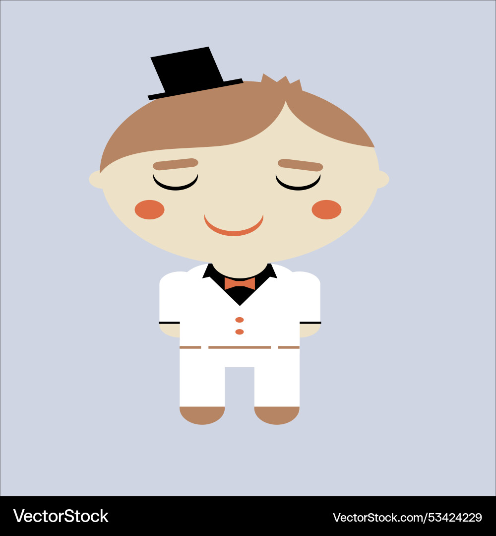 A logo with an attractive shape and color combinat Vector Image