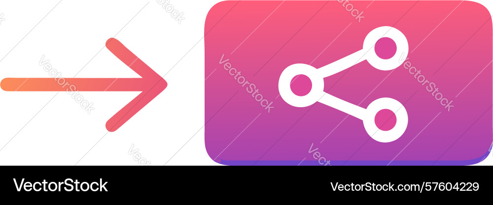 Document sharing icon file transfer and content vector image