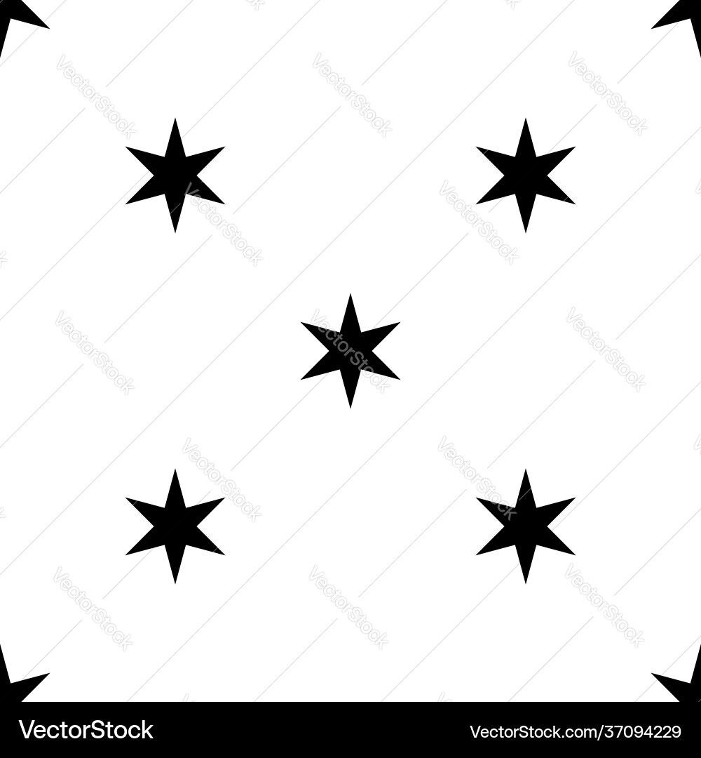 Repeatable seamless star shape pattern Repeatable seamless star shape pattern Vector Image