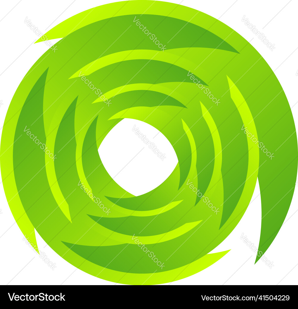 Spiral swirl twirl rotating segmented circle Spiral swirl twirl rotating segmented circle vector image
