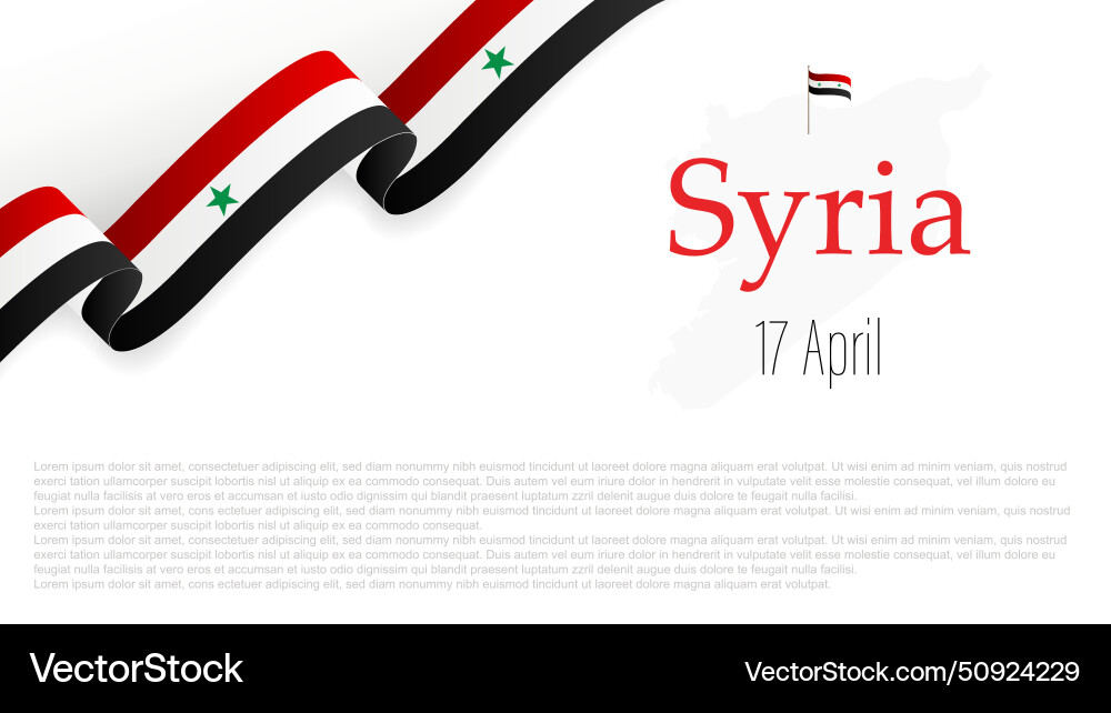 Syrien Evakuierungstag auch genannt Syrien Evakuierungstag auch genannt vektorbild
