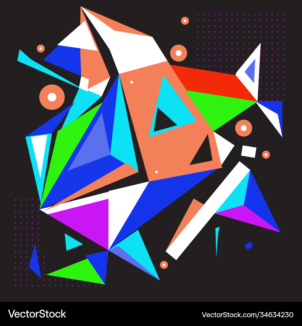 Abstract modern triangles background pattern Abstract modern triangles background pattern vector image