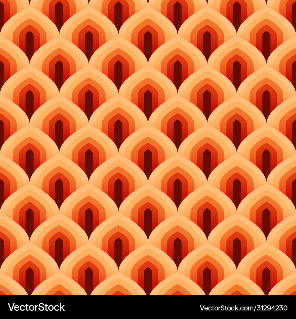 Geometric scale seamless pattern abstract Vector Image