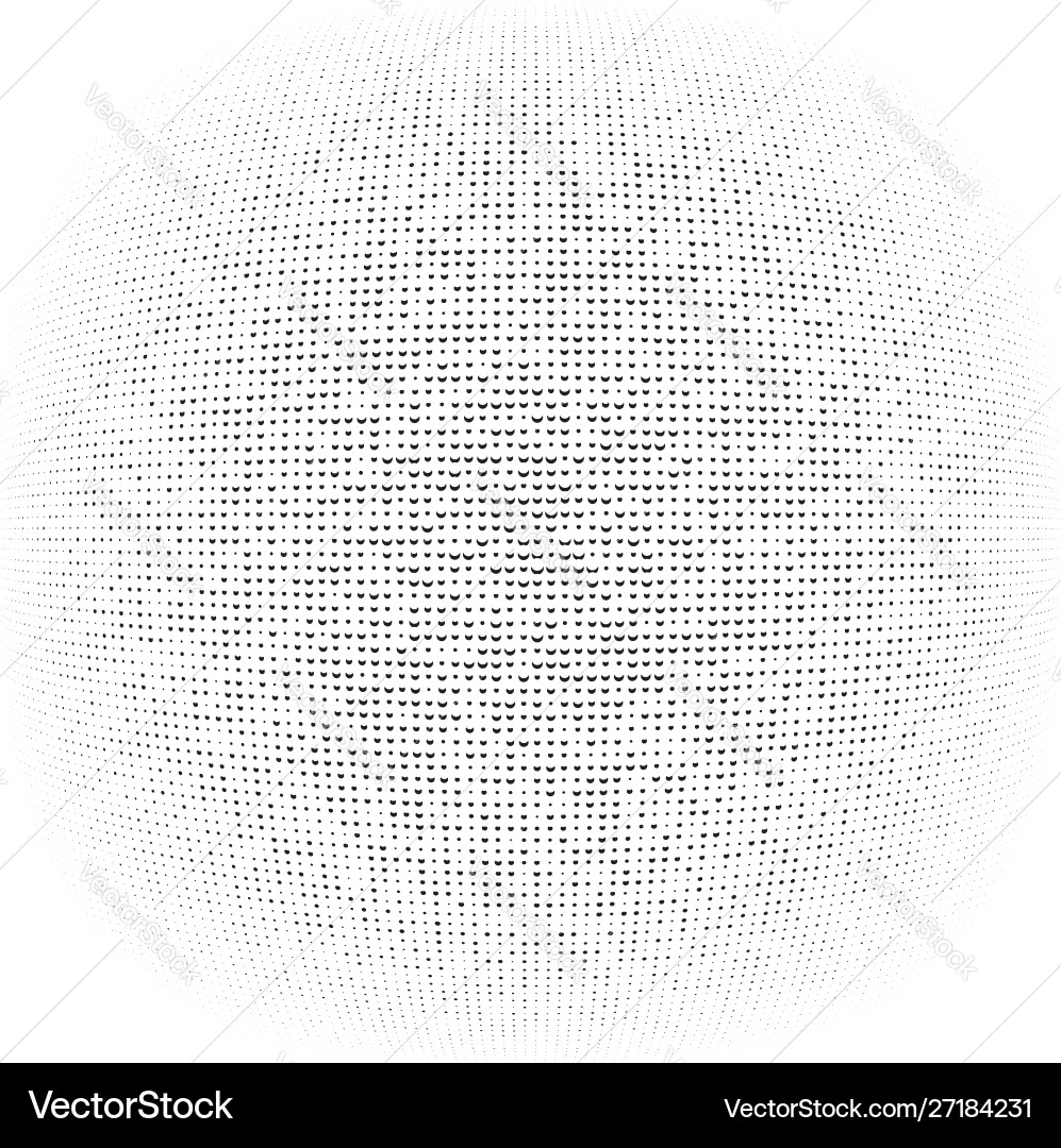 3d circular burst convex globe sphere orb distort 3d circular burst convex globe sphere orb distort vector image