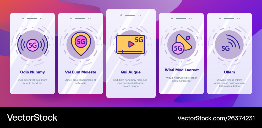 5g fast network connection to website 5g fast network connection to website Vector Image