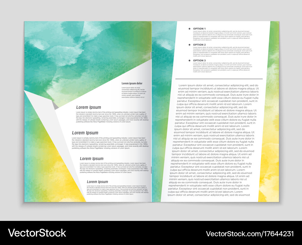 Abstract layout background set for art vector image
