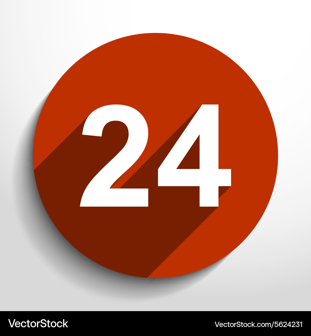 All day open web icon vector image