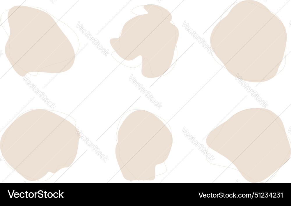 Blobs fluid liquid shapes symbol visual set Blobs fluid liquid shapes symbol visual set Vector Image