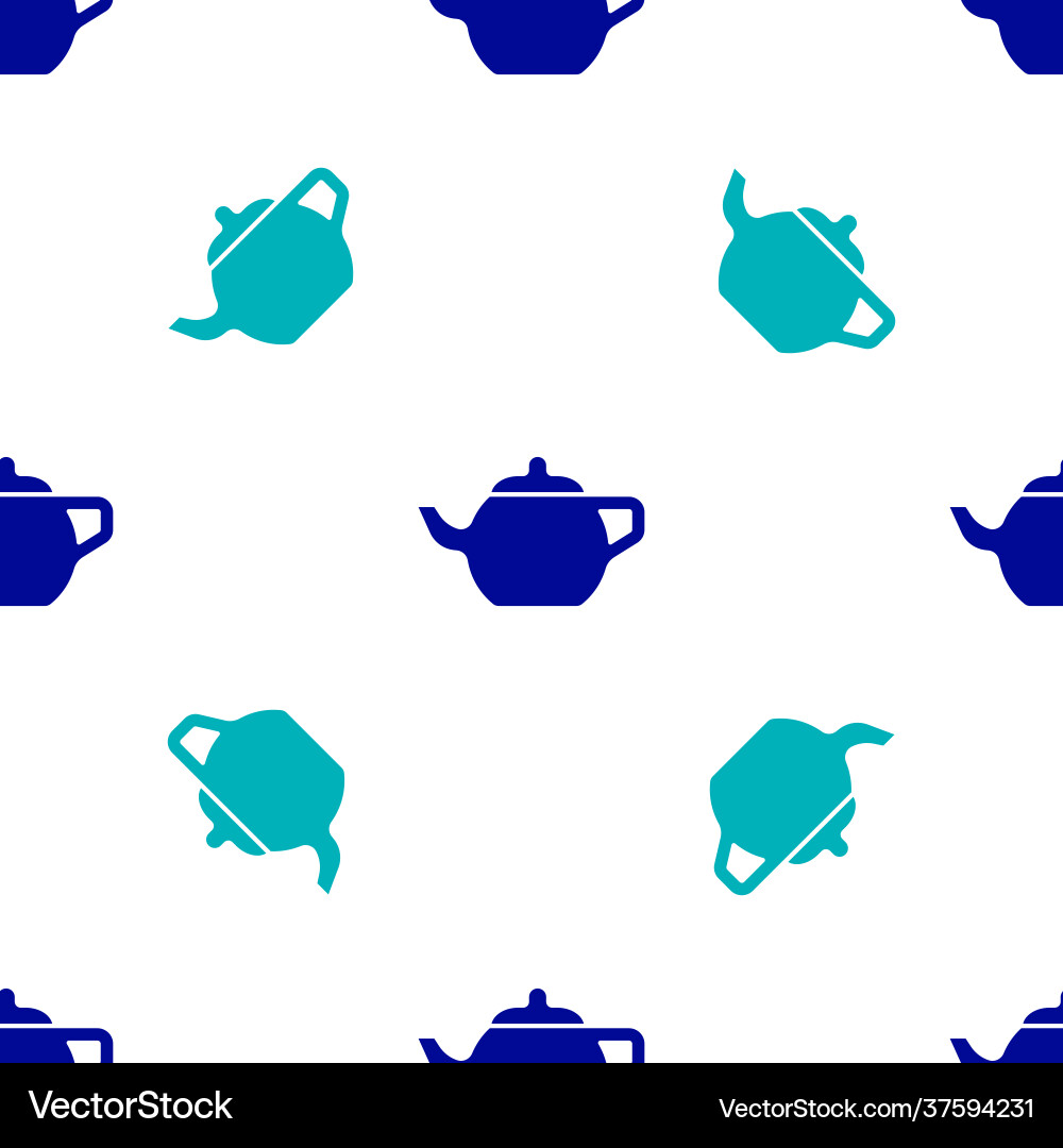 Blue traditional chinese tea ceremony icon Blue traditional chinese tea ceremony icon vector image