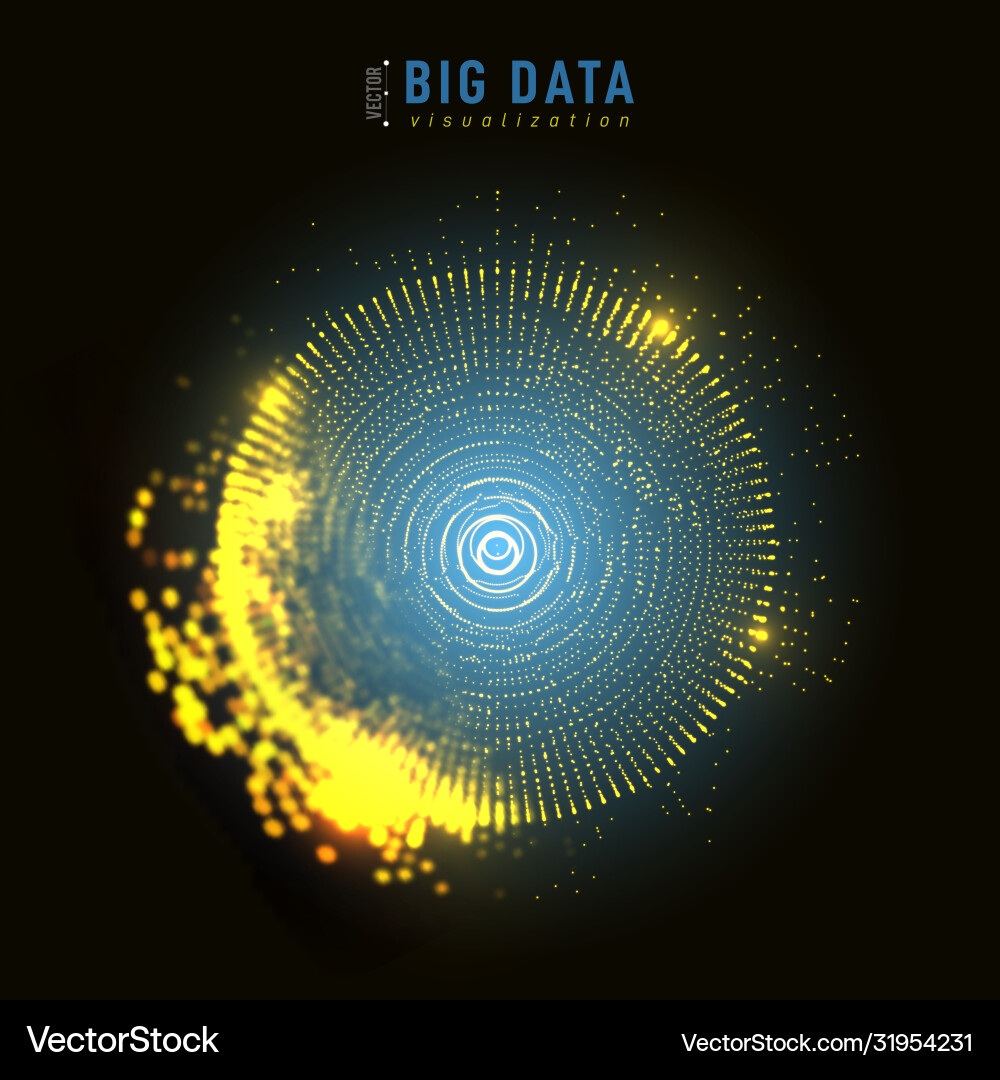 Complex Data Streams vector image