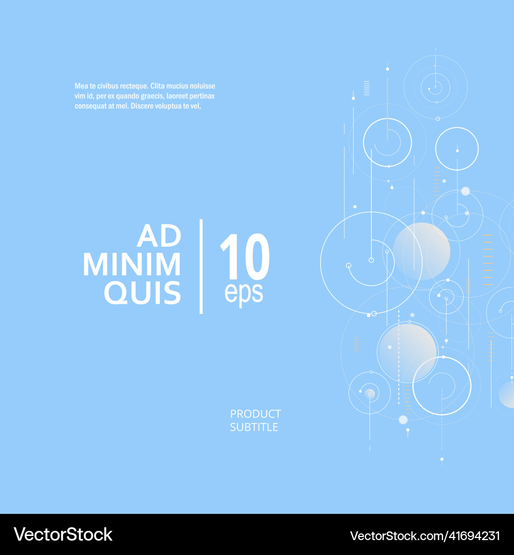 Connect circle and lines background geometric Connect circle and lines background geometric vector image