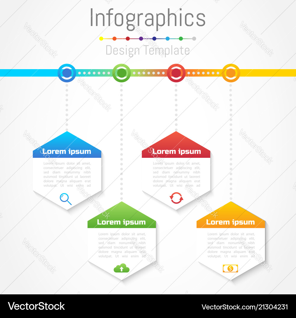 Infografische Gestaltungselemente für Ihr Unternehmen Vektorbild