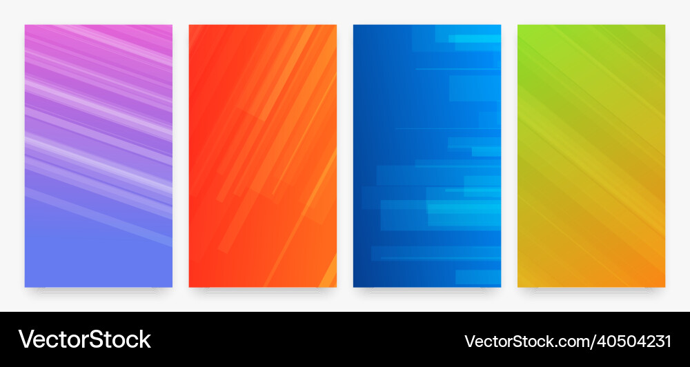 Modern colorful gradient background with lines Modern colorful gradient background with lines vector image