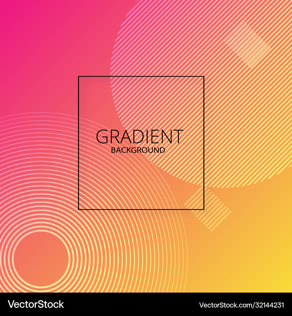 Vibrant Gradient Background Vector Image