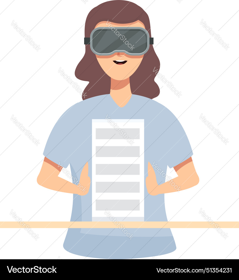 Virtual reality user interface concept Virtual reality user interface concept vector image