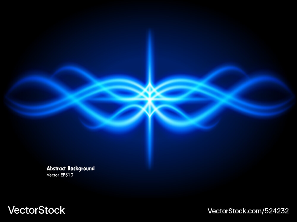 Abstract Glowing Color Background Vector Image