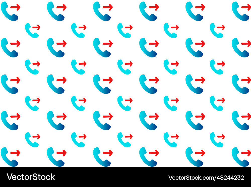 Abstract outgoing call pattern background vector image