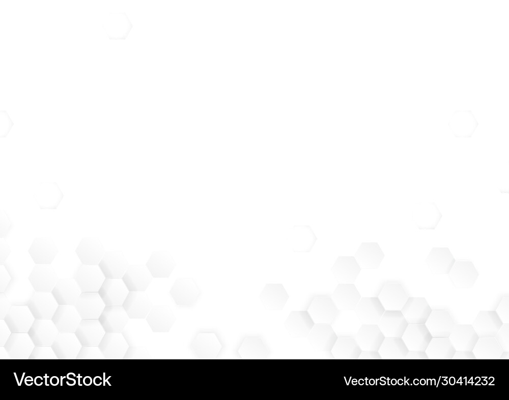 Hexagon Pattern Background Vector Image