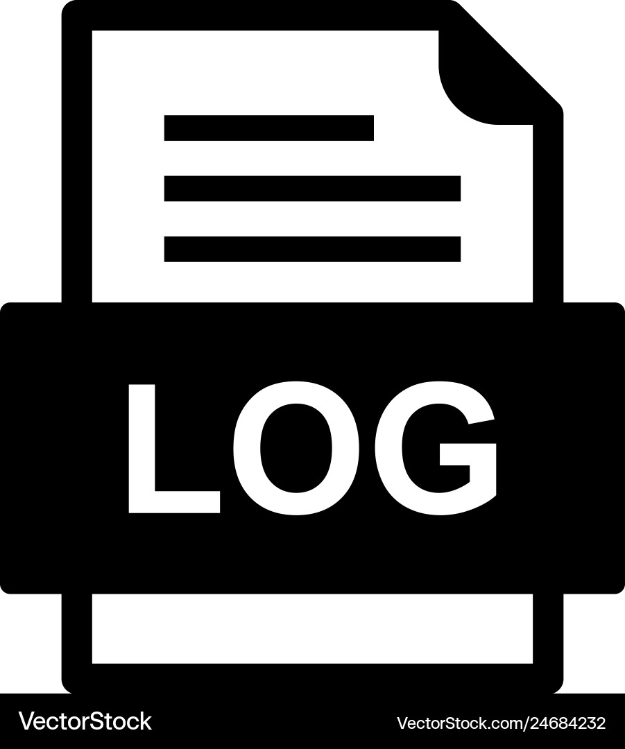 Log file document icon Vector Image