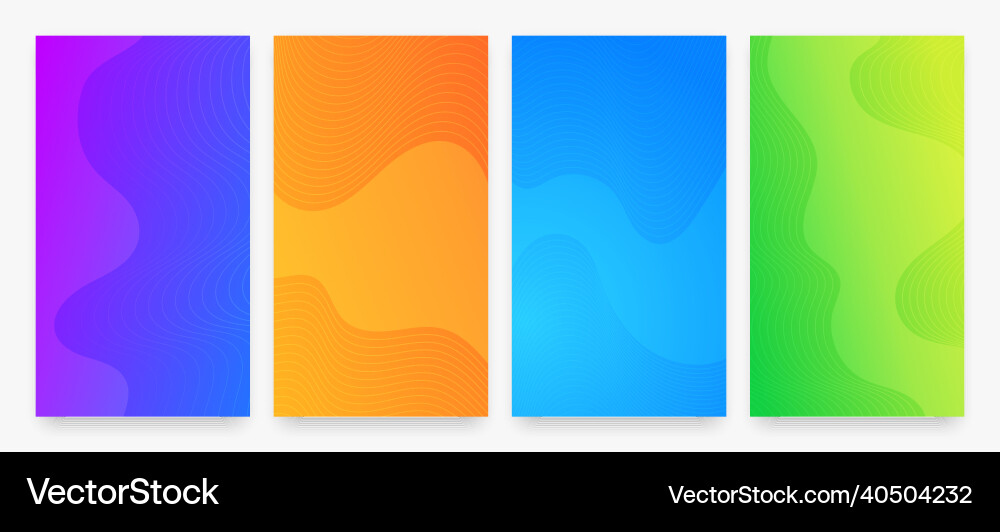 Modern colorful gradient background with wave Modern colorful gradient background with wave vector image